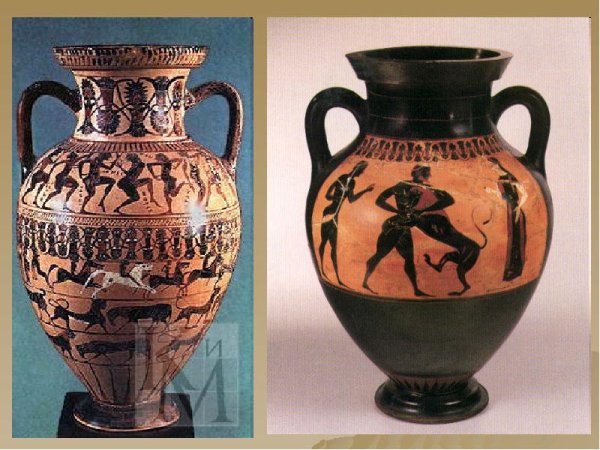 Вазопись архаики древней Греции