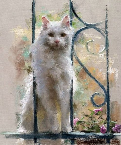 Художник Ромеро Редондо картины пастелью