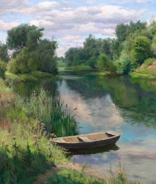 Художник Станислав Брусилов туман