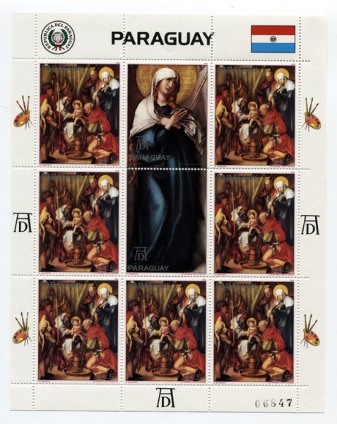 Живопись в филателии Дюрер