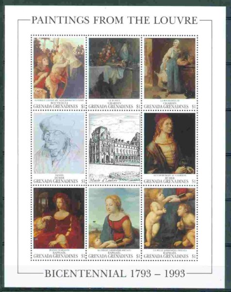 Почтовые марки живопись Дюрер