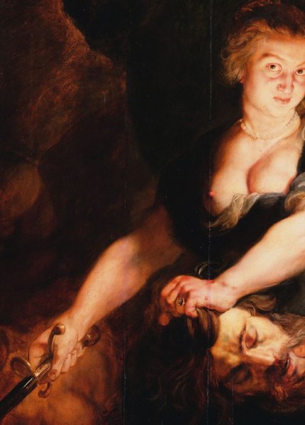 Юдифь обезглавливающая Олоферна Караваджо