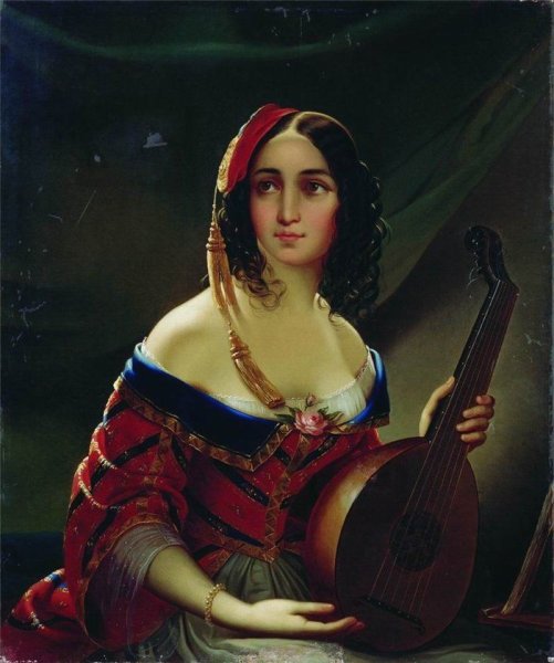 Портреты Ренессанс лютня