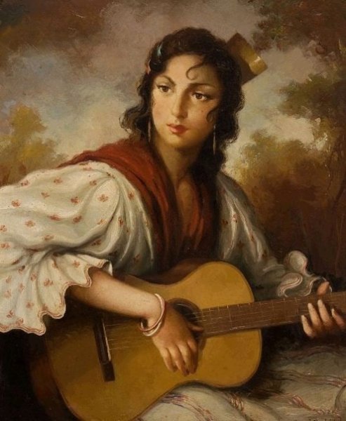 Антон Ромако жанровая картина