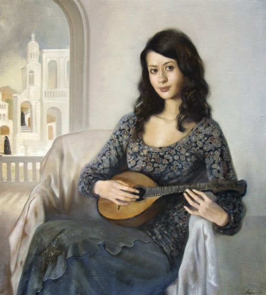 МАНДОЛИНИСТКА Мэри Кассат