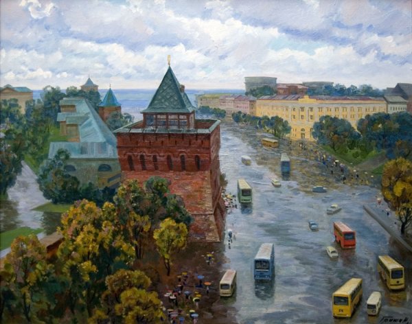 Нижний Новгород Кремль живопись