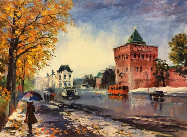 Живопись Нижний Новгород площадь Минина
