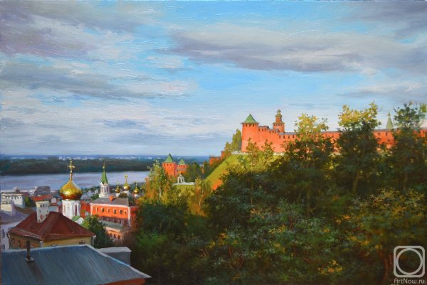 Нижегородский Кремль маслом