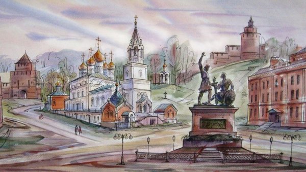 Иллюстрации достопримеч Нижнего Новгорода