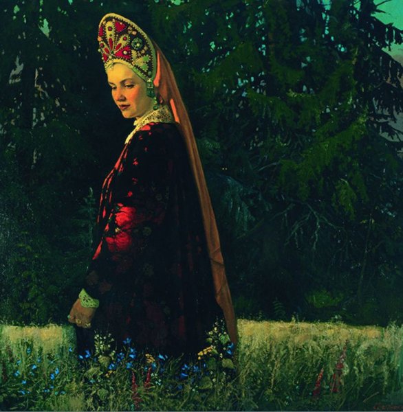 Константин Маковский. Русская красавица. 1900-Е