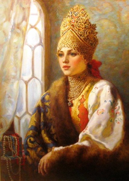 Русские красавицы художника Владислава Нагорнова