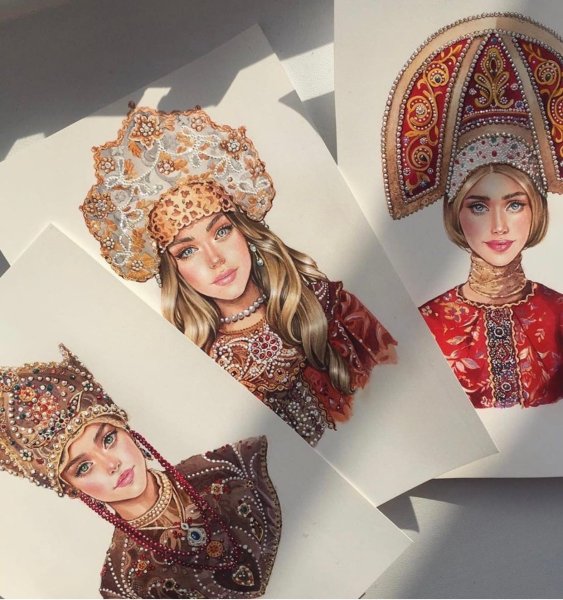 Владислав Нагорнов портрет русская красавица