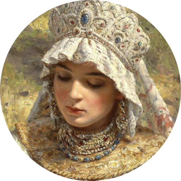 "Русская красавица в кокошнике", Боровиковский