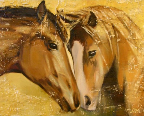 Картины маслом лошади
