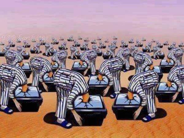 Серая масса людей