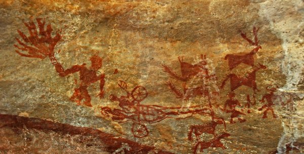 Фараон Египет наскальные живописи