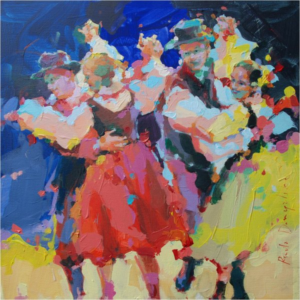 Народный танец живопись