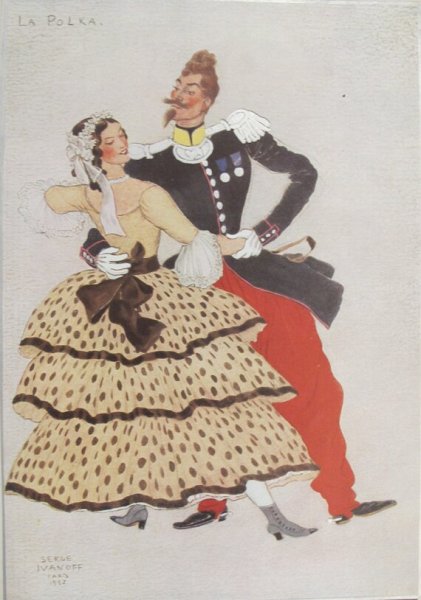 Полька иллюстрация