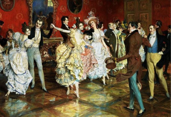 Мазурка на балу 19 века