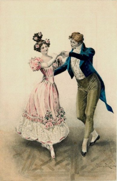 Мазурка на балу 19 века