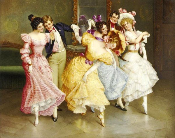 Экосез на балу 19 века