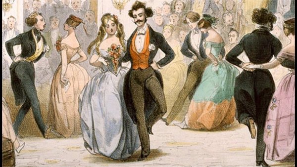 Мазурка на балу 19 века