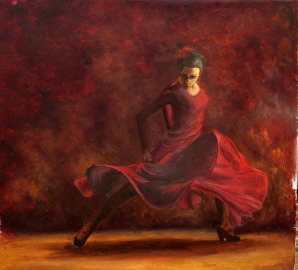 Картина Кармен портрет