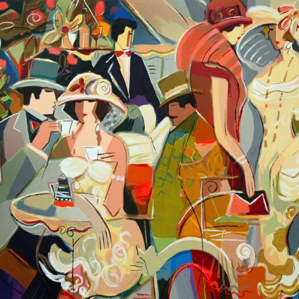 Исаак Маймон картины дамы блюз