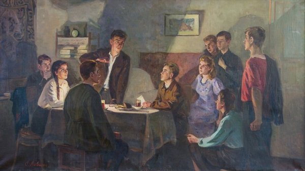 Молодая гвардия картины художников