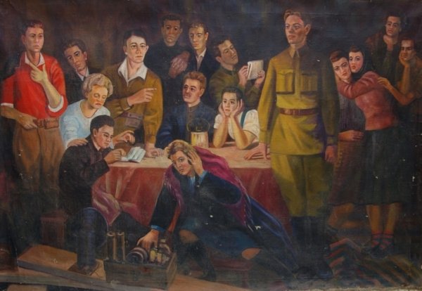 Студенты в Советской живописи