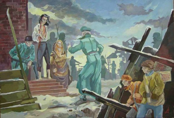 Расстрел Партизан картина