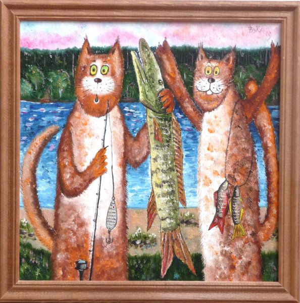 Елена Лазарева художник коты