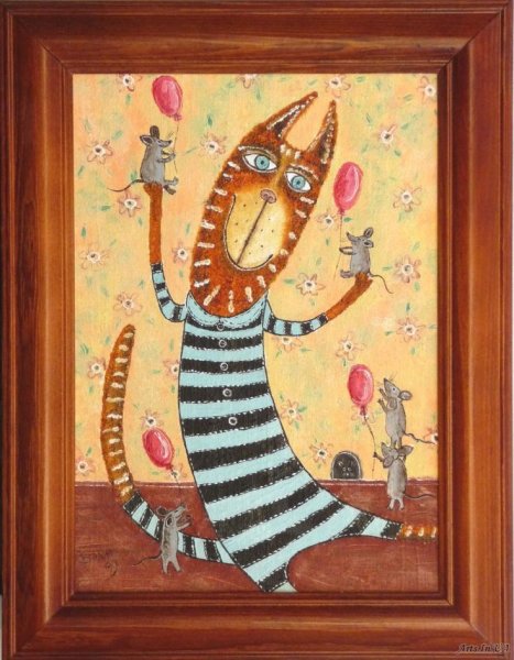 Елена Лазарева наивная живопись