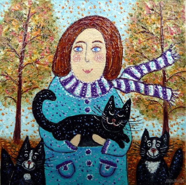 Елена Лазарева наивная живопись