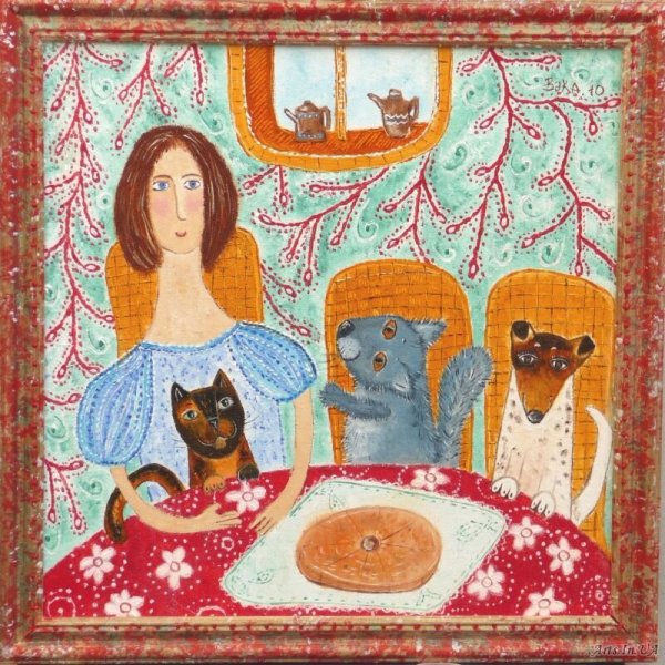 Елена Лазарева наивная живопись