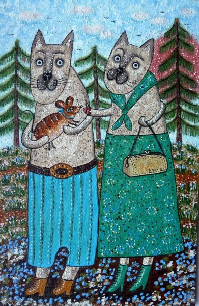 Елена Лазарева наивное искусство