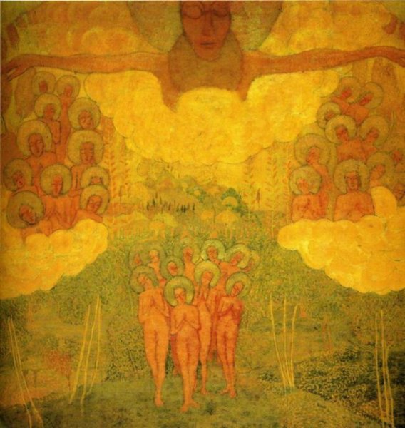 Казимир Малевич, "Вознесение" (торжество неба), 1907
