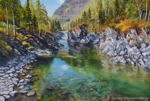 Озеро художников Чемал