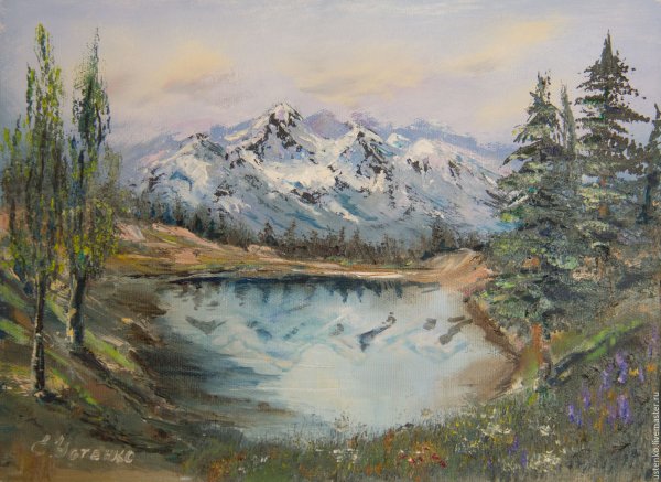 Ерболат художник горный Алтай