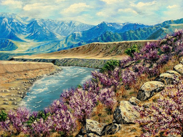 Горный Алтай живопись
