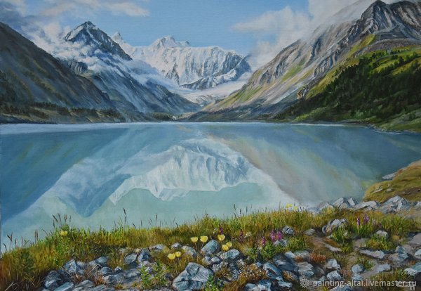 Гора Белуха Алтай картины художников