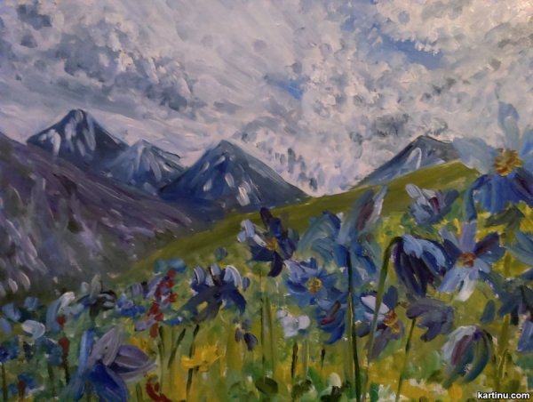 Горный Алтай живопись