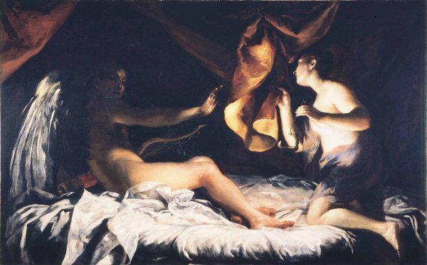 Амур и Психея Орацио Джентилески