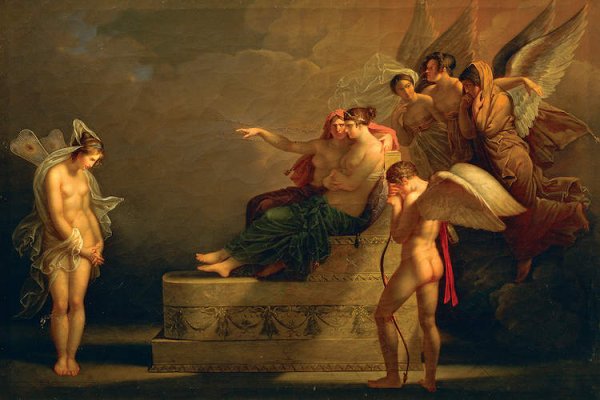 Амур и Психея Жак Луи