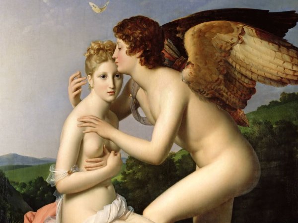 Купидон и Психея картина