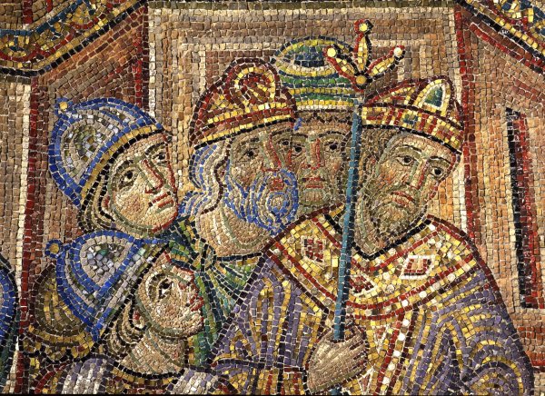 Мозаика из смальты Византия собор Святой Софии