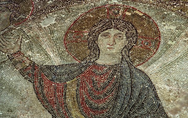 Церковь Хосиос Давид мозаика