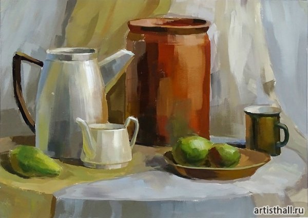 Гуашь натюрморт Академическая Академическая живопись