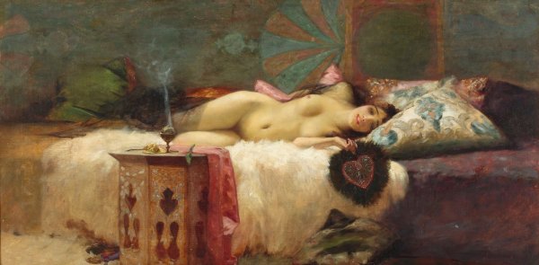 Фредерик Артур Бриджмен спящая