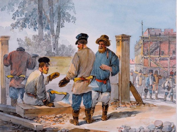 Виноградов Сергей Арсеньевич картина обед работников